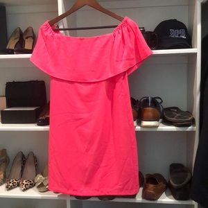 Charles Henry off shoulder dress